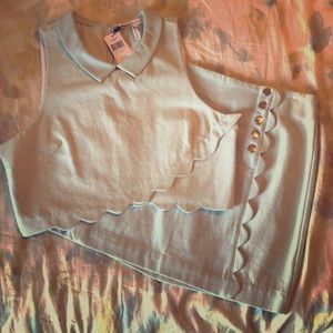 Super Cute light denim BCBG outfit